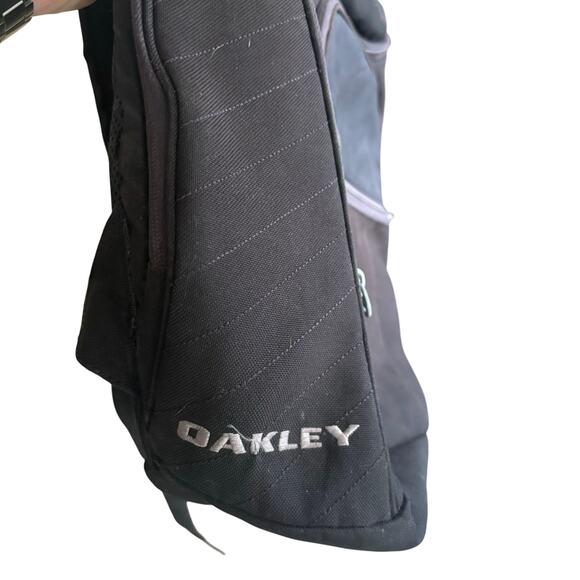 Oakley Backpack Laptop Holder Sunglasses Case Black Gray Multiple Compartments main image 6